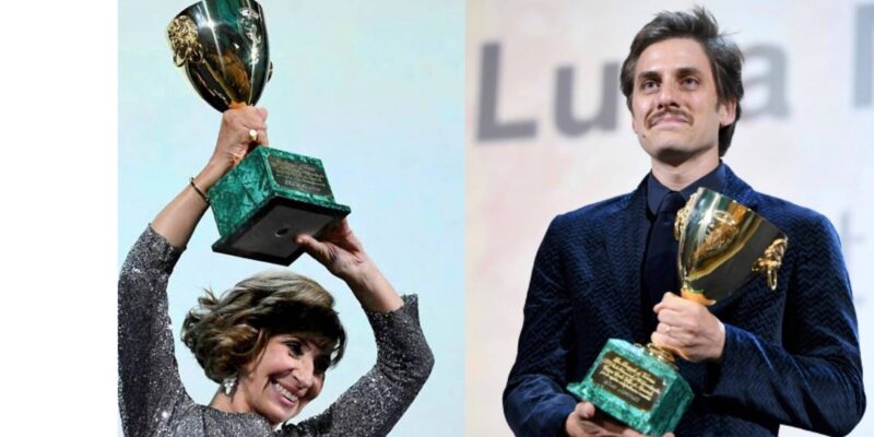 Ariane Ascaride e Luca Marinelli dedicano la Coppa Volpi 2019 a chi muore in mare