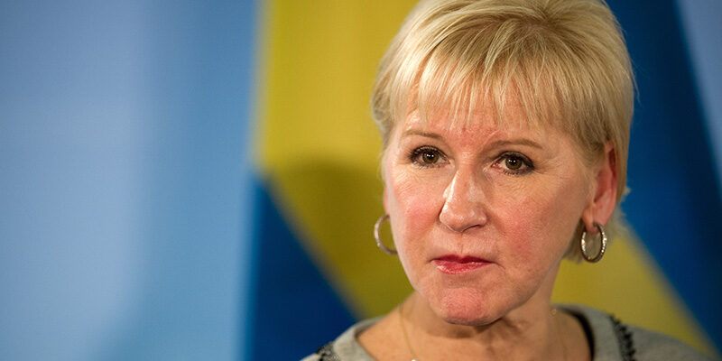 Margot Wallström, ministra esteri della Svezia