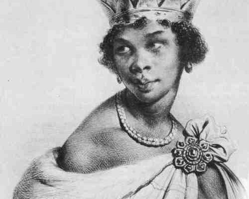 Ana Nzinga regina dell'Angola nel XVII secolo.