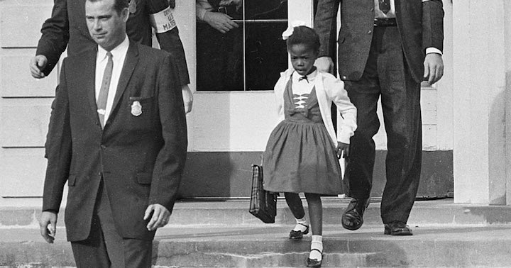 Ruby Bridges prima bambina nera in una classe di bianchi